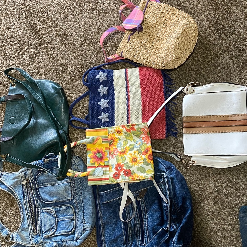 Lot of purses